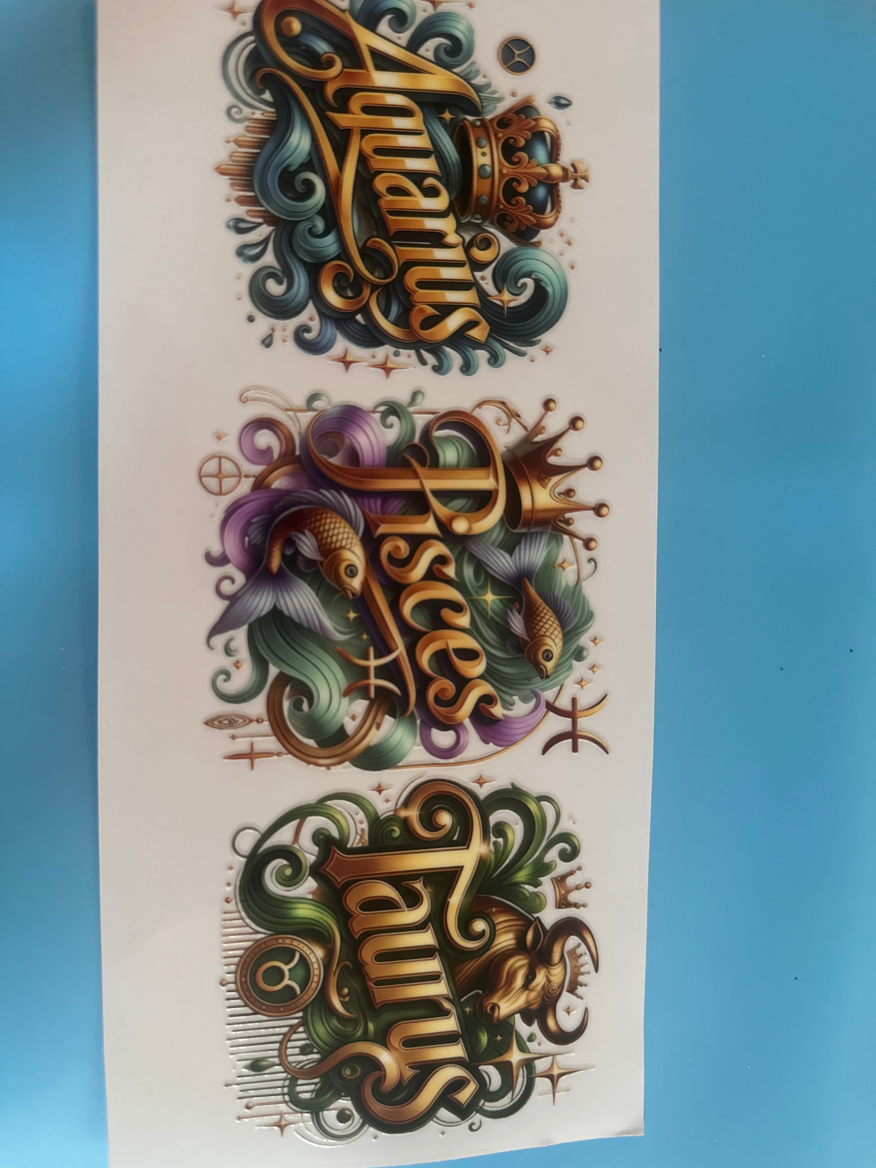 Zodiac Sign Wraps