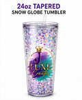 24oz Custom Snow Globe Tumbler