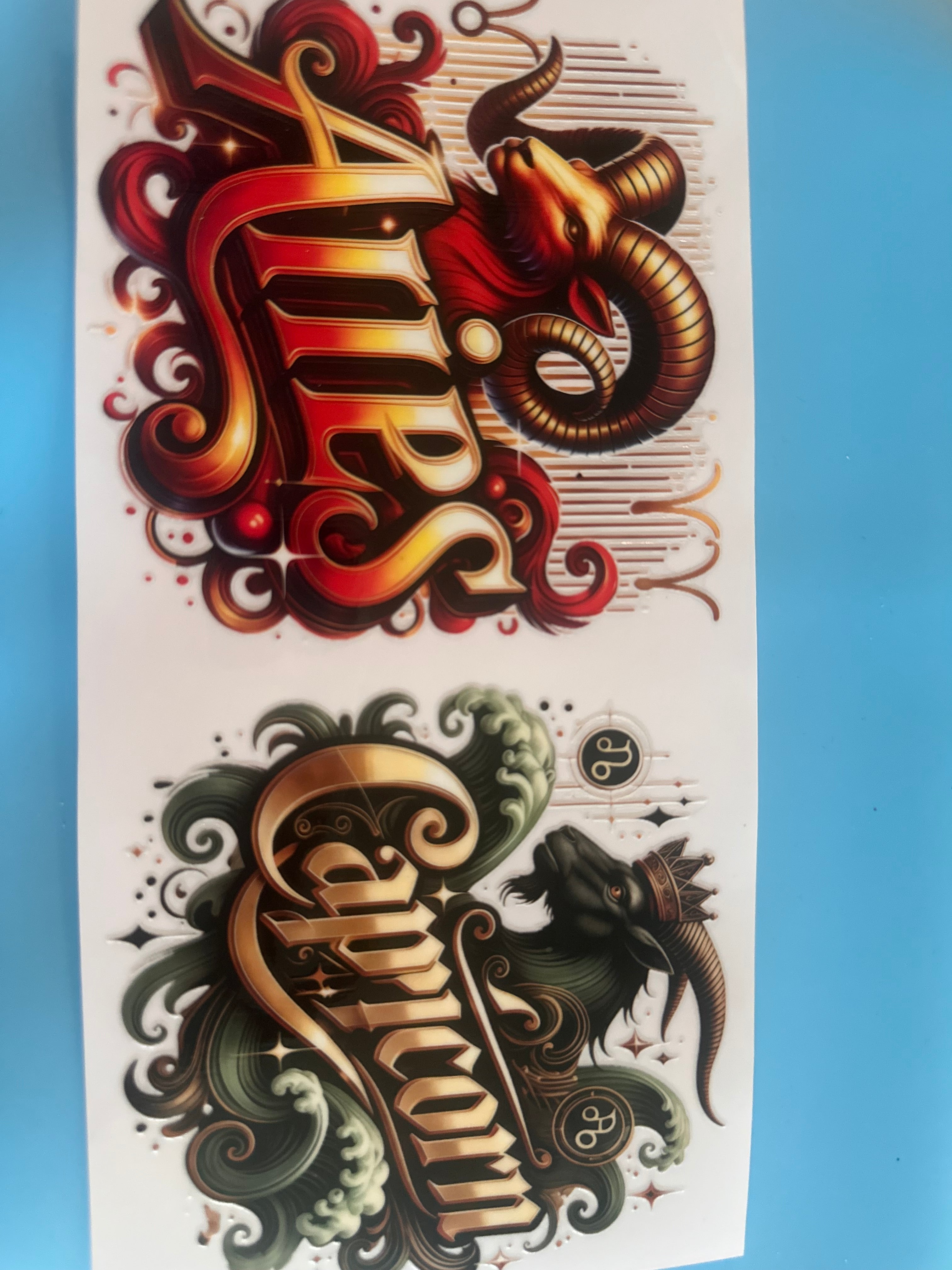 Zodiac Sign Wraps